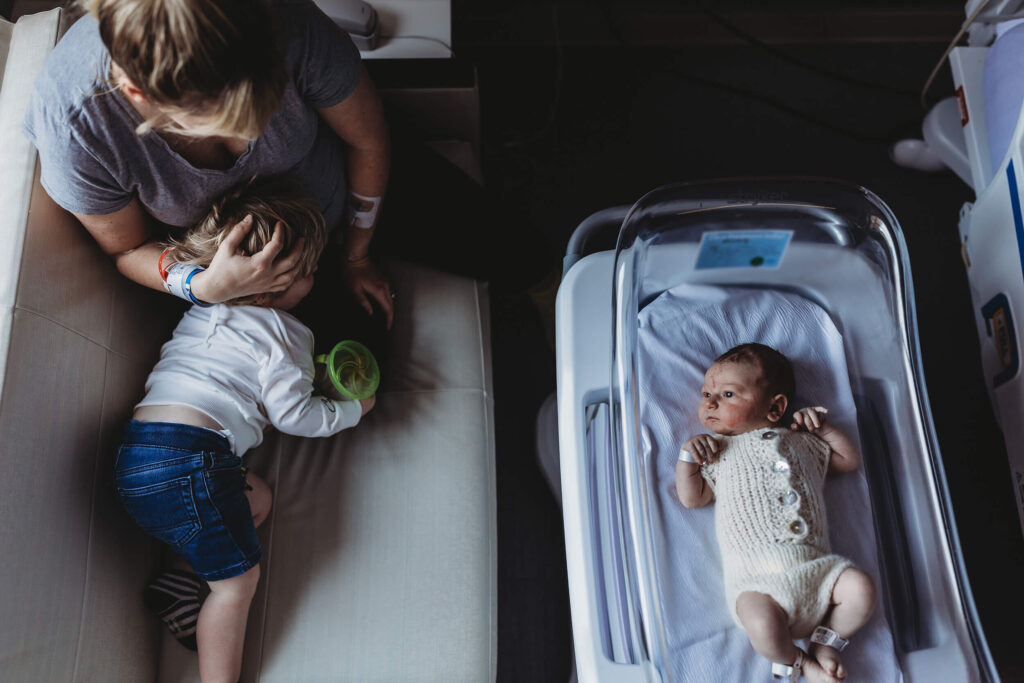 Fresh 48 session at Piedmont Hospital Atlanta with newborn baby